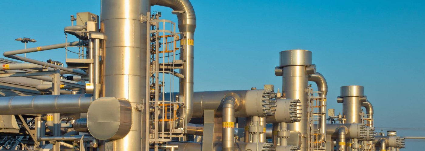 New Modern Oil and Gas Processing Plant